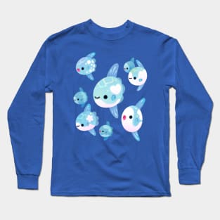 Swimming sunfish Long Sleeve T-Shirt